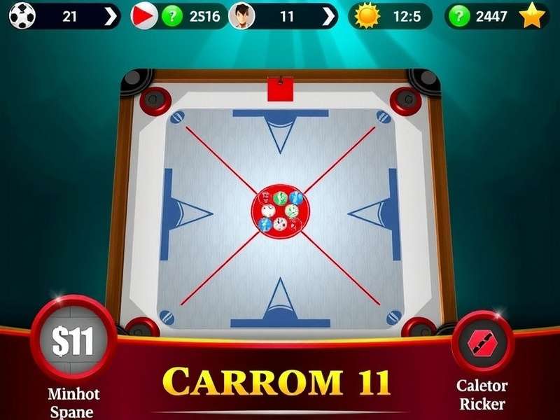 Carrom Blitz Conqueror Gameplay Screenshot